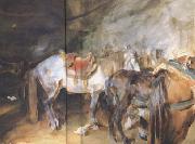 John Singer Sargent Arab Stable (mk18) oil